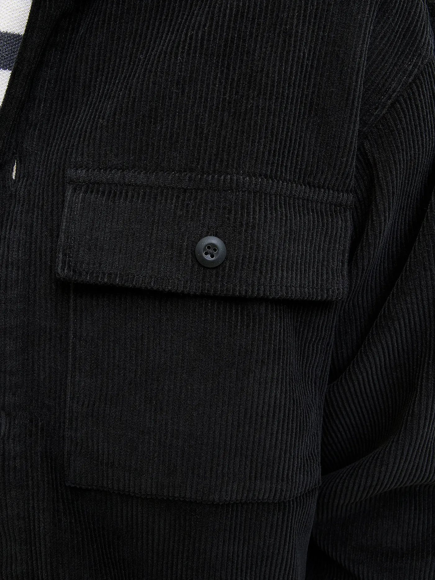 JACK & JONES | Overshirt JJEPERFECT | schwarz