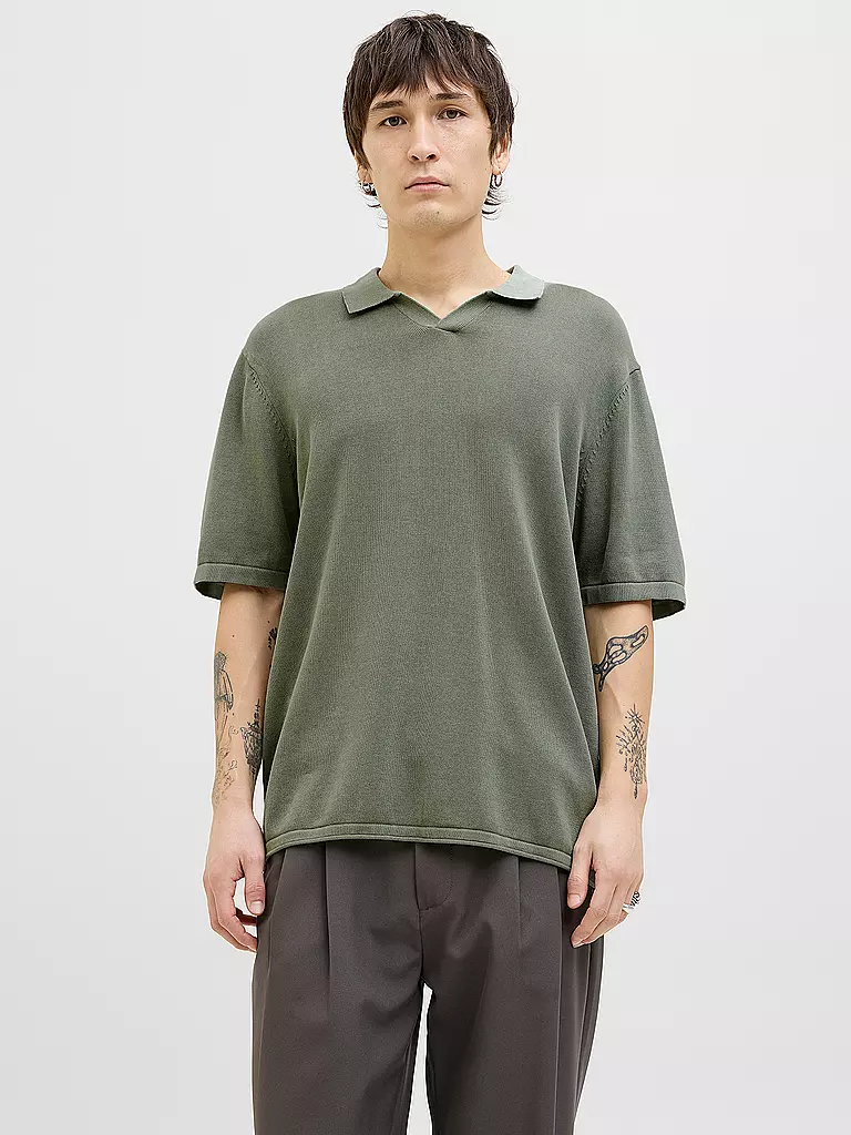 JACK & JONES | Poloshirt JJELEO | schwarz