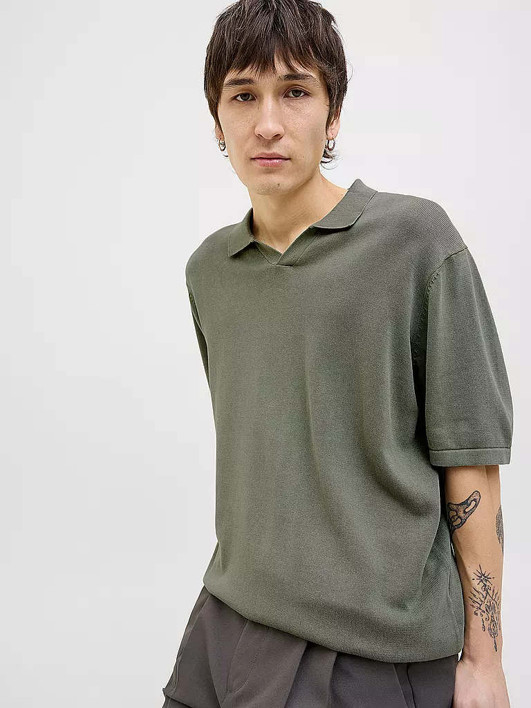 JACK & JONES | Poloshirt JJELEO | schwarz