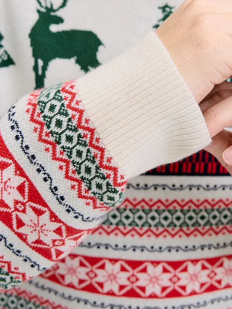 JACK & JONES | Pullover JJXMAS | Dunkelgrün