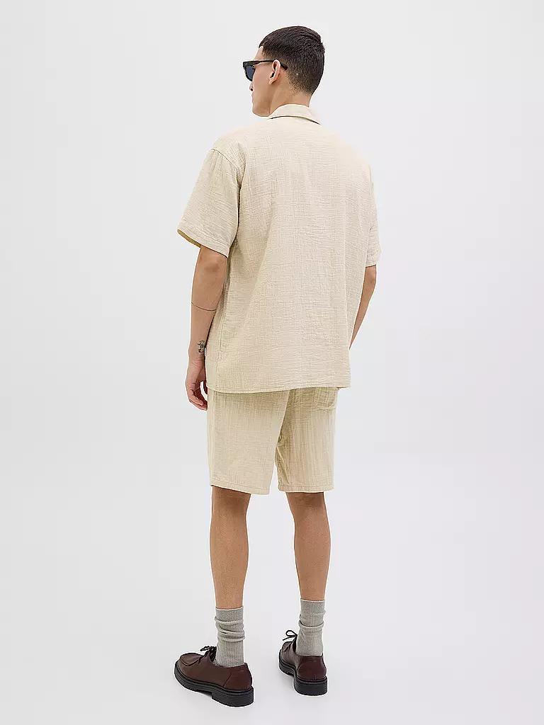 JACK & JONES | Shorts JPSTJAIDEN PATRAS | hellbraun