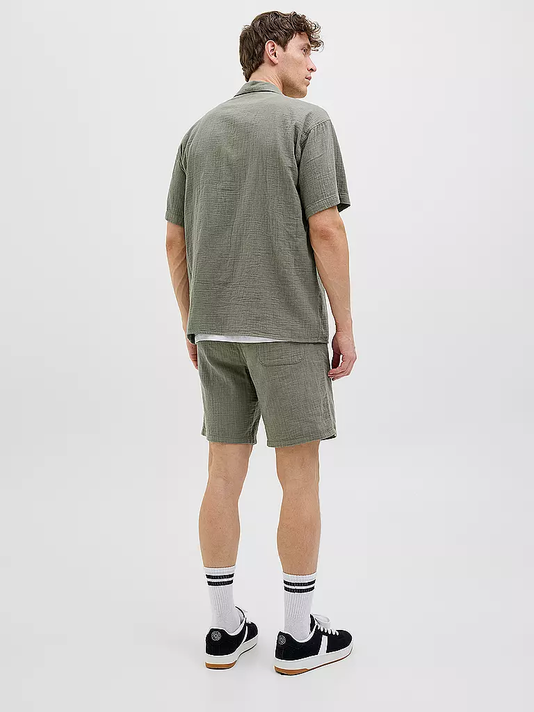 JACK & JONES | Shorts JPSTJAIDEN PATRAS | hellbraun