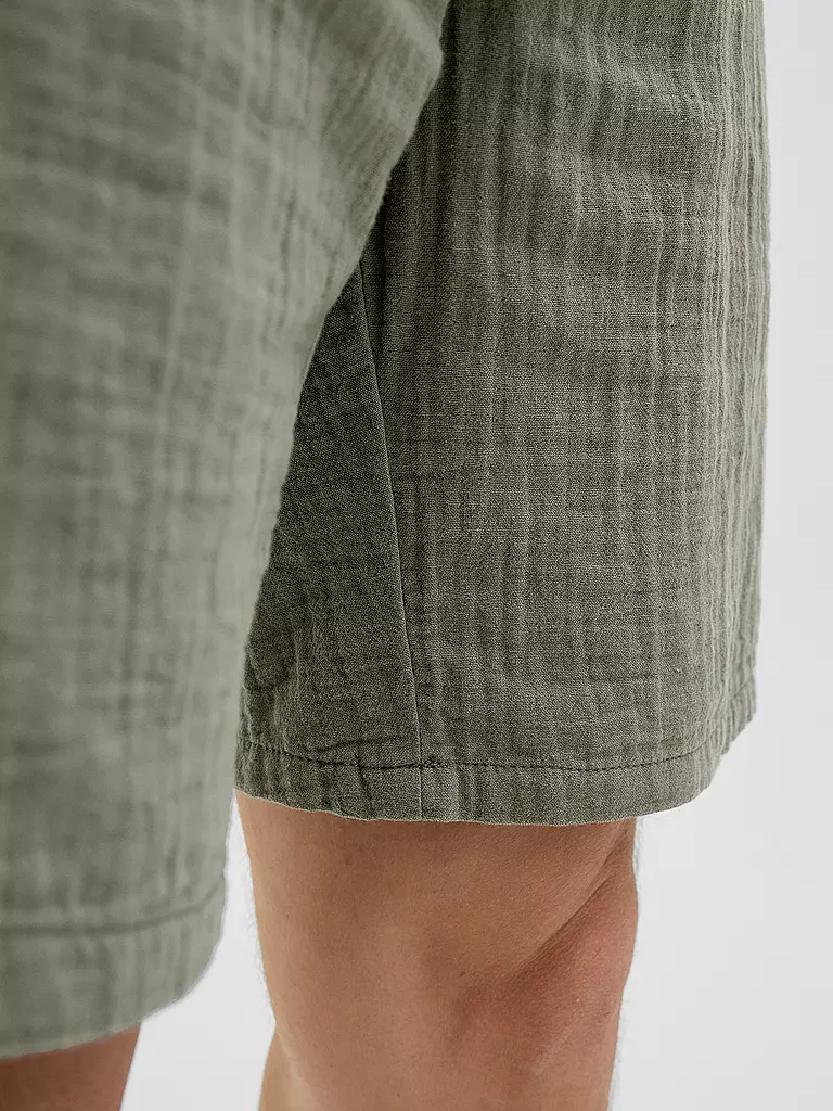 JACK & JONES | Shorts JPSTJAIDEN PATRAS | hellbraun