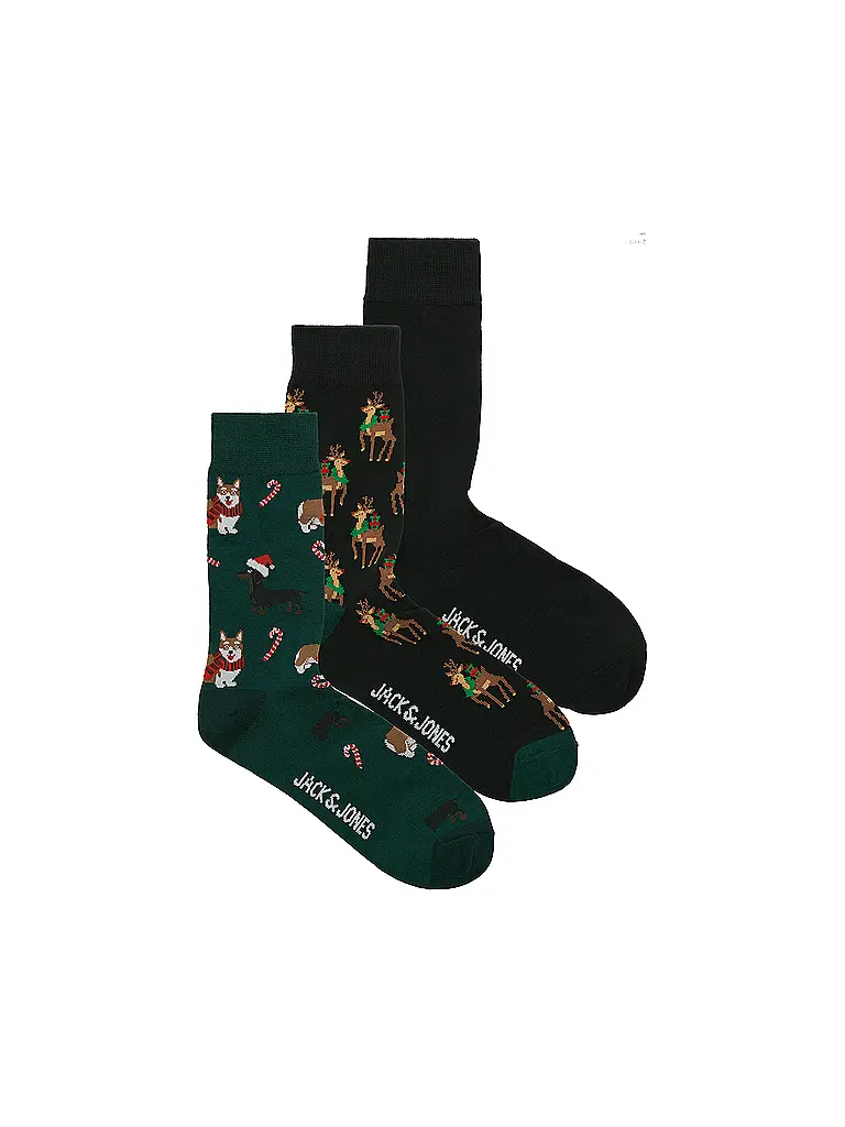 JACK & JONES | Socken JACXMAS | Dunkelgrün