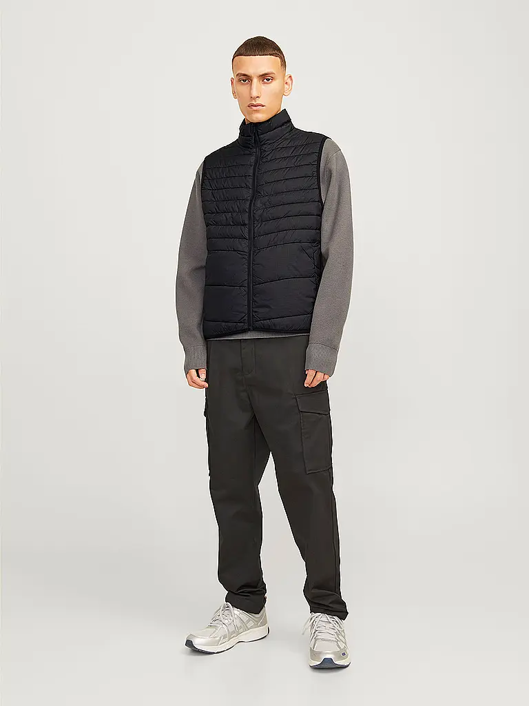 JACK & JONES | Steppgilet JJESTATE | schwarz