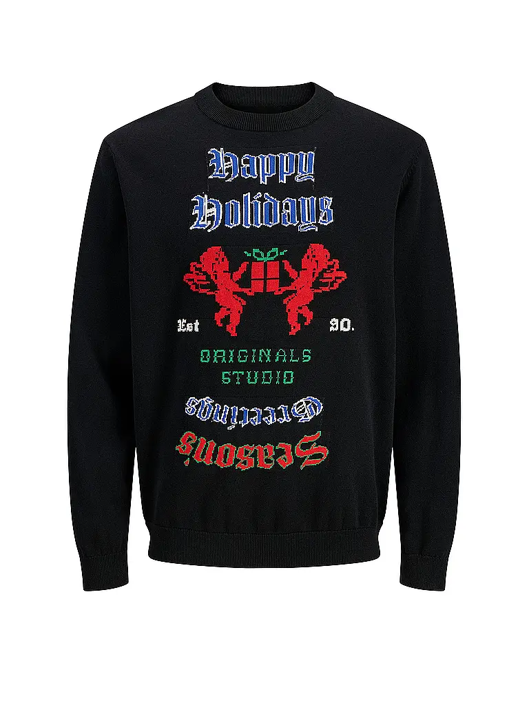 JACK & JONES | Sweater JORHOLIDAY | Schwarz
