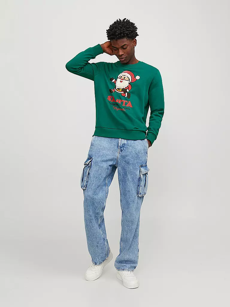 JACK & JONES | Sweater JORXMAS | hellgrau