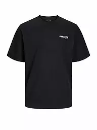 JACK & JONES | T-Shirt JJCHARGE  | schwarz