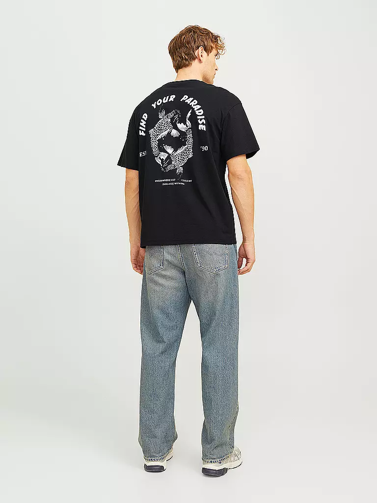 JACK & JONES | T-Shirt JJCHARGE | hellblau