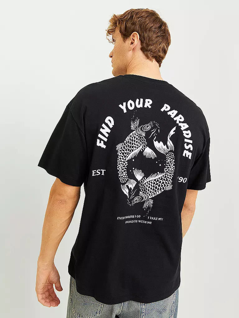 JACK & JONES | T-Shirt JJCHARGE | hellblau