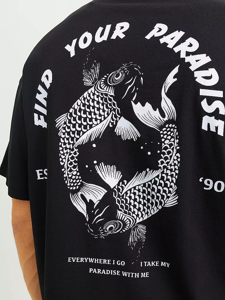 JACK & JONES | T-Shirt JJCHARGE | hellblau