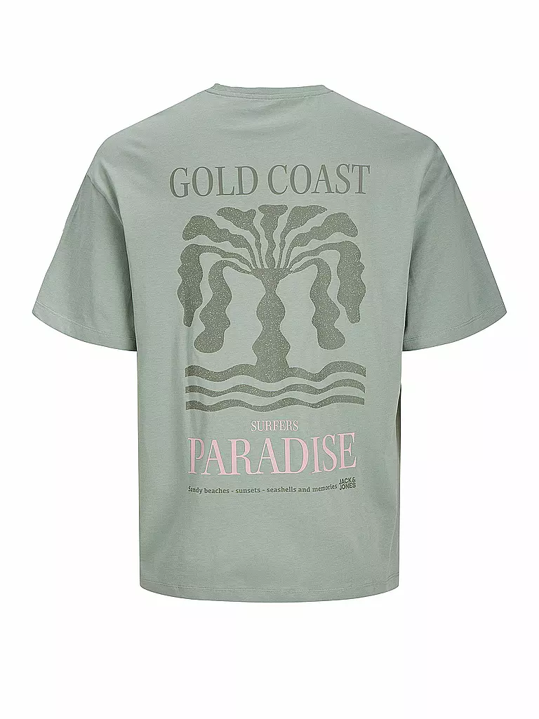 JACK & JONES | T-Shirt JJEAMES | hellbraun