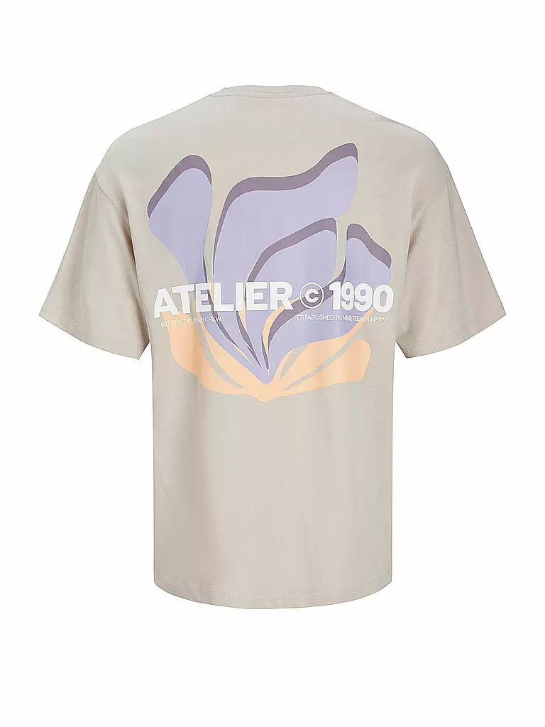 JACK & JONES | T-Shirt JJEAMES | hellbraun