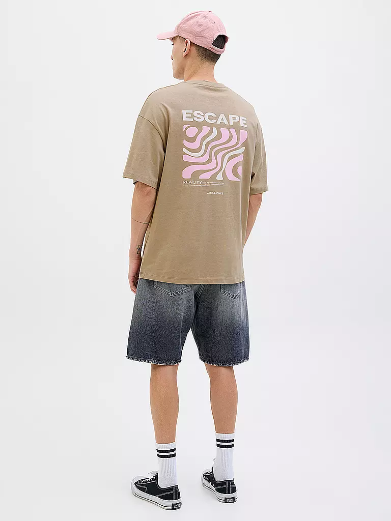 JACK & JONES | T-Shirt JJEAMES | hellgrün