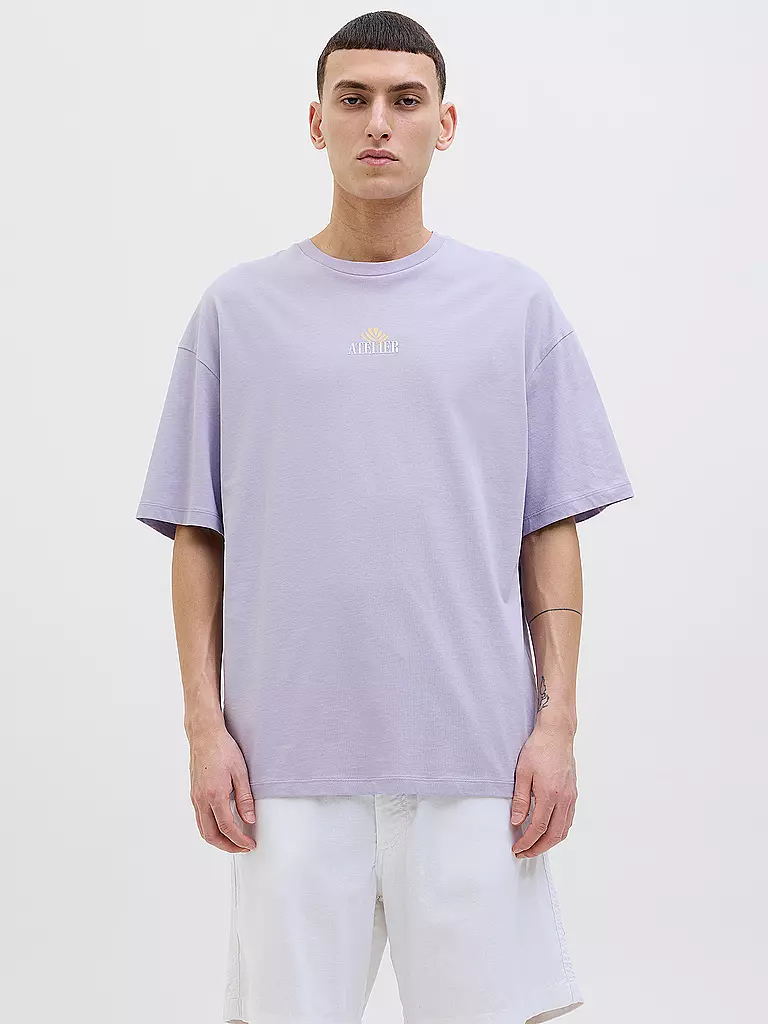 JACK & JONES | T-Shirt JJEAMES | hellbraun