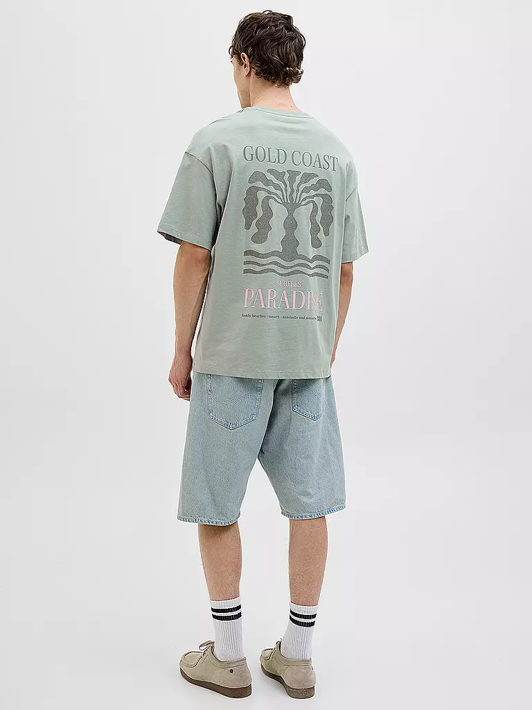 JACK & JONES | T-Shirt JJEAMES | hellbraun