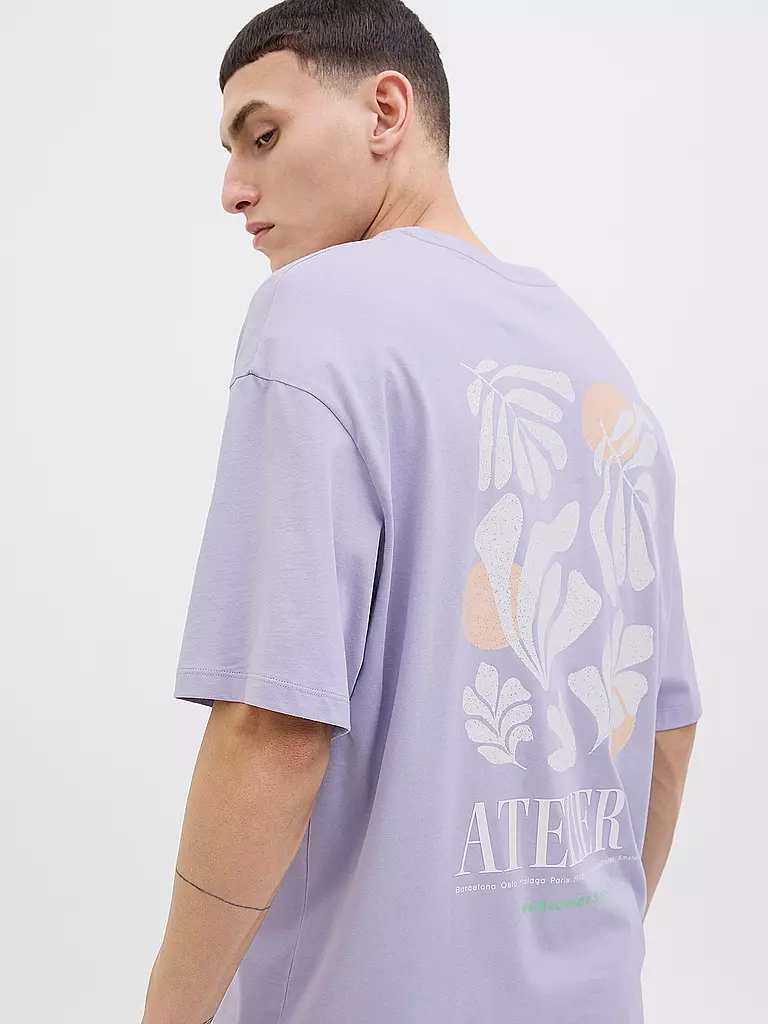 JACK & JONES | T-Shirt JJEAMES | hellbraun