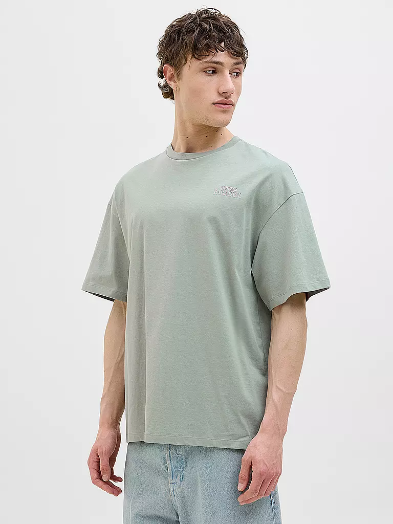JACK & JONES | T-Shirt JJEAMES | hellbraun