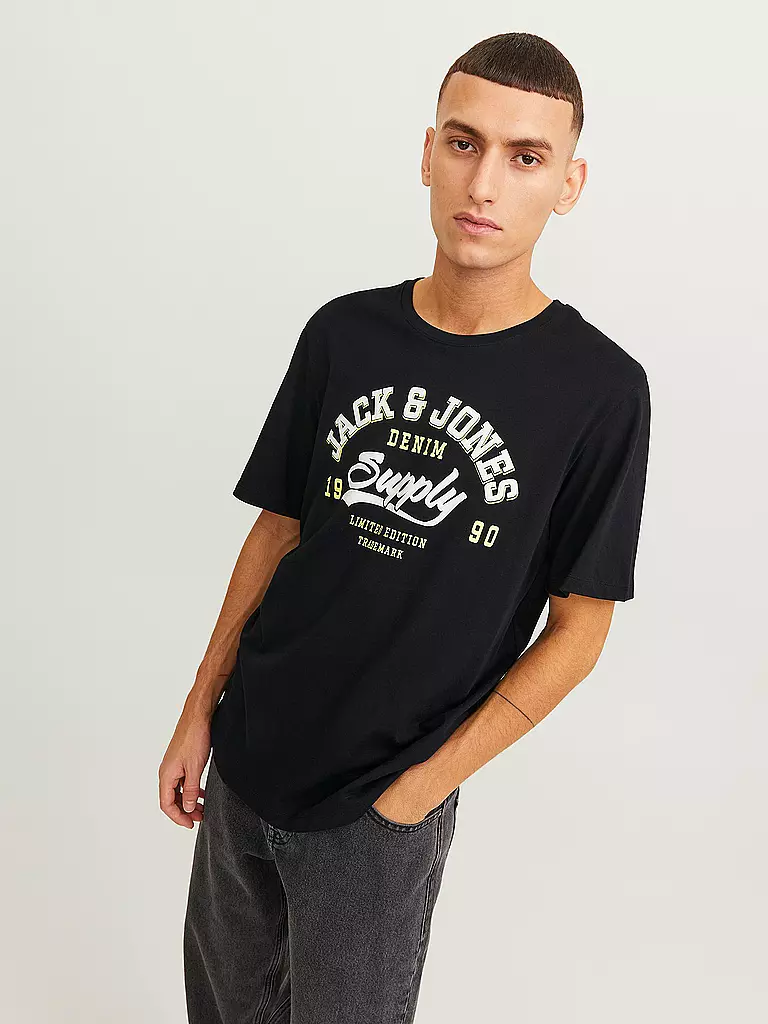 JACK & JONES | T-Shirt JJELOGO | hellgrün