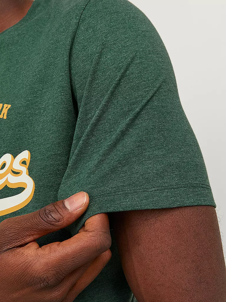 JACK & JONES | T-Shirt JJELOGO | hellgrün