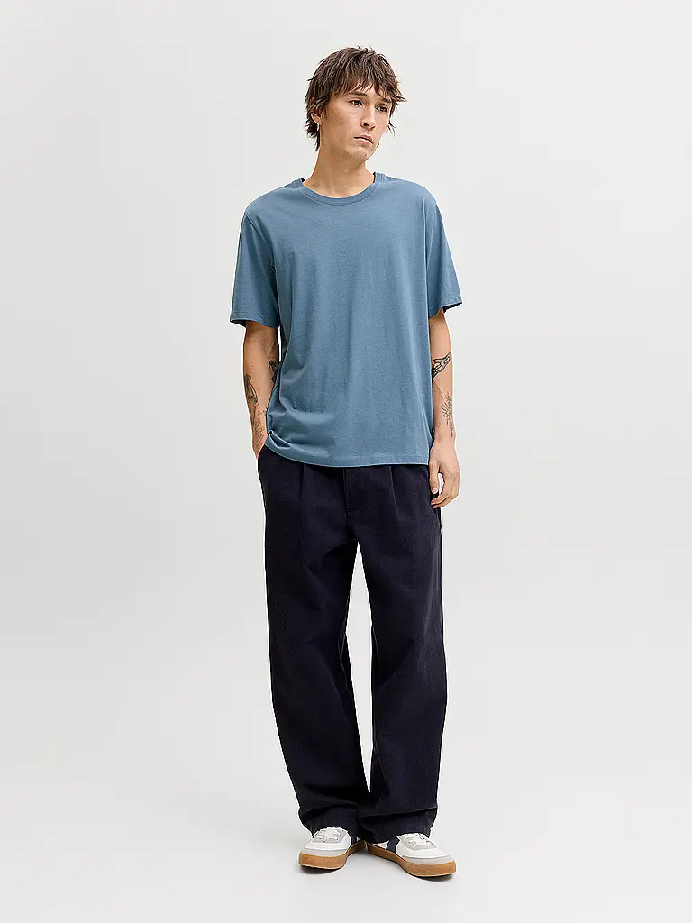 JACK & JONES | T-Shirt JJEORGANIC  | Blau