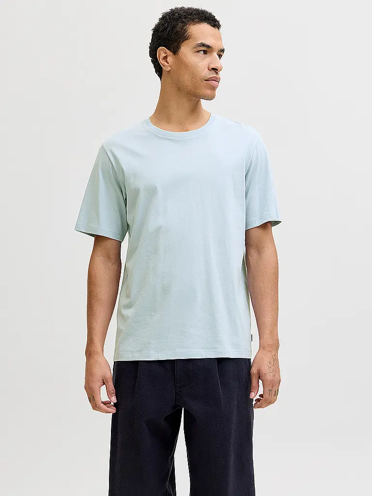 JACK & JONES | T-Shirt JJEORGANIC  | Hellblau