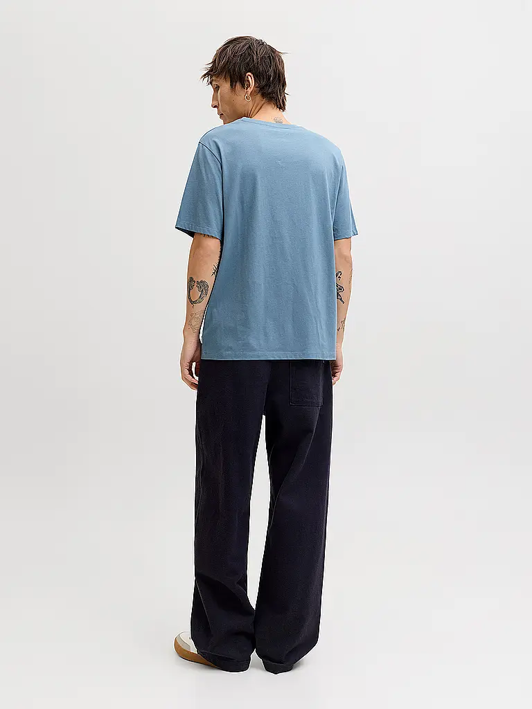 JACK & JONES | T-Shirt JJEORGANIC  | Blau