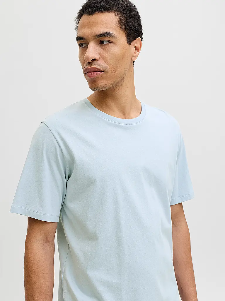 JACK & JONES | T-Shirt JJEORGANIC  | Hellblau