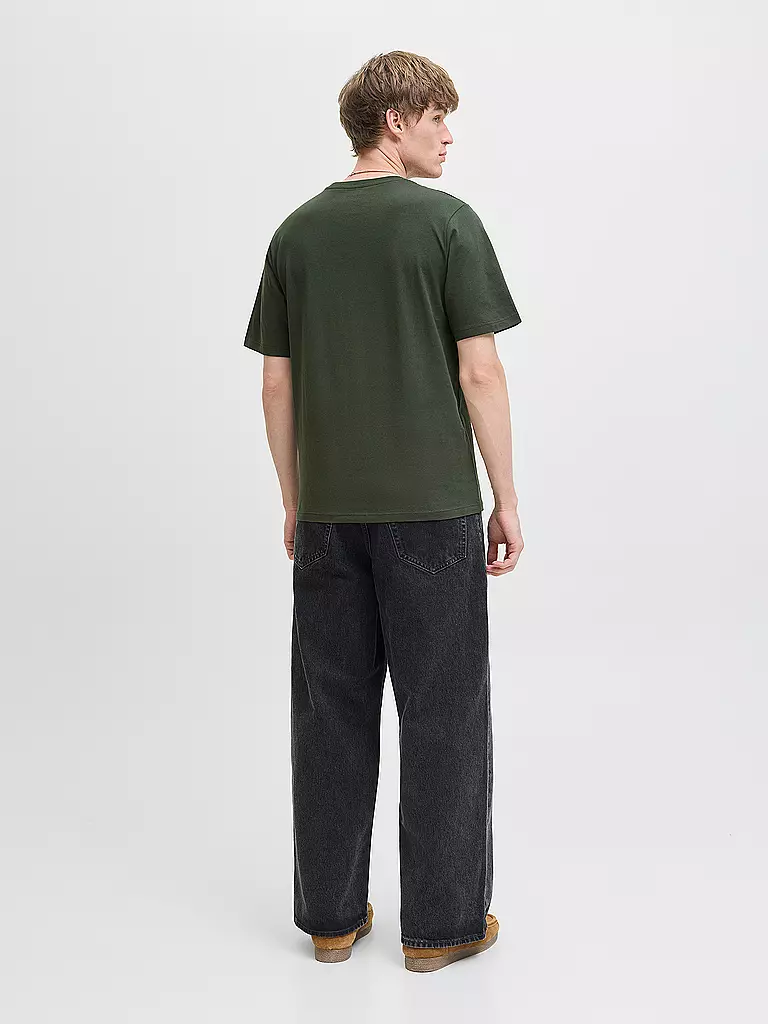 JACK & JONES | T-Shirt JJEORGANIC | hellbraun