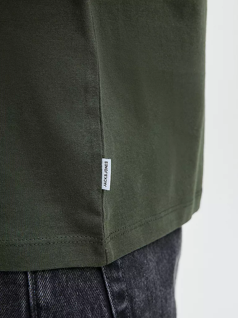 JACK & JONES | T-Shirt JJEORGANIC | hellbraun