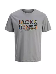 JACK & JONES | T-Shirt JJGEPLAS | grau