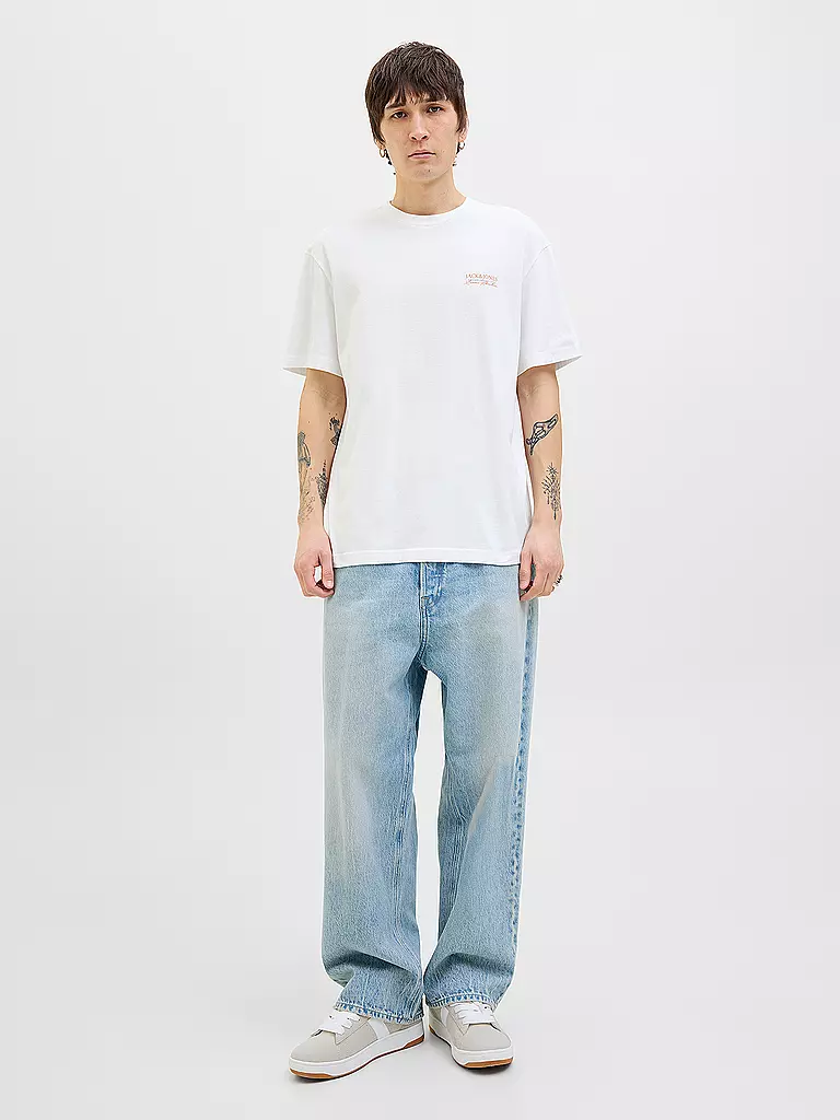 JACK & JONES | T-Shirt JJSUMMER  | weiss