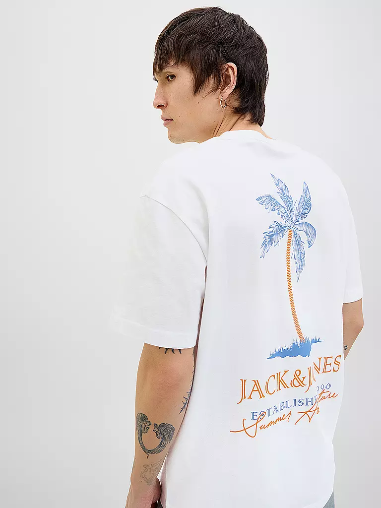 JACK & JONES | T-Shirt JJSUMMER | hellblau