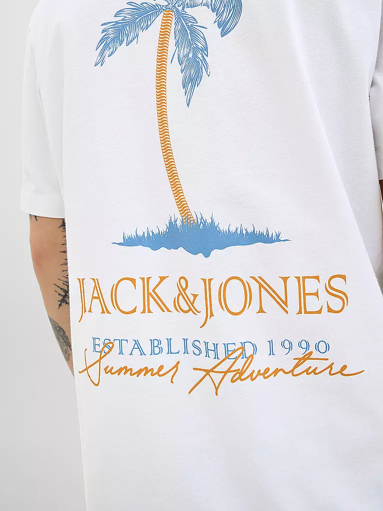 JACK & JONES | T-Shirt JJSUMMER | hellblau