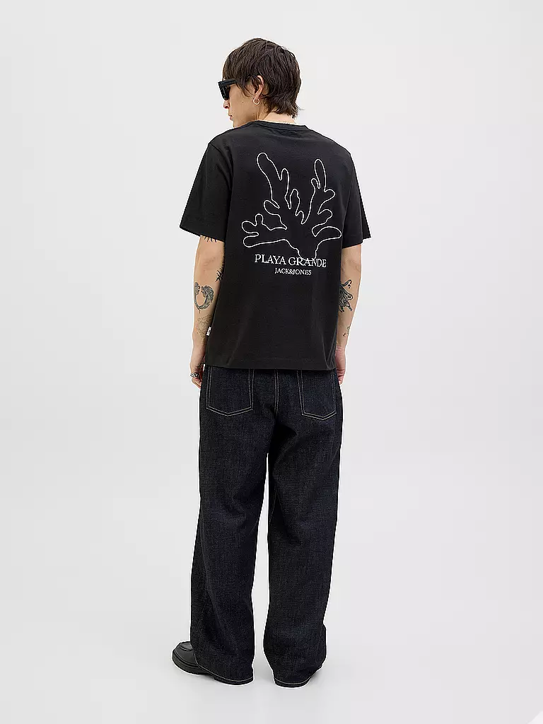 JACK & JONES | T-Shirt JORCANGGU | hellbraun