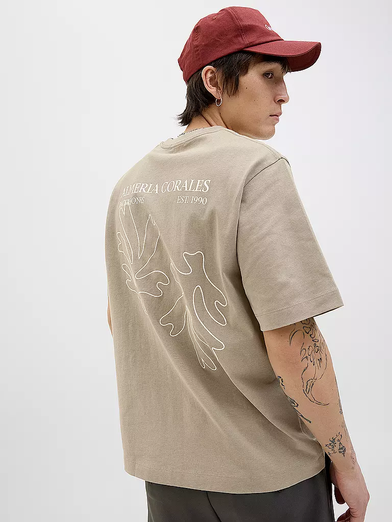 JACK & JONES | T-Shirt JORCANGGU | schwarz