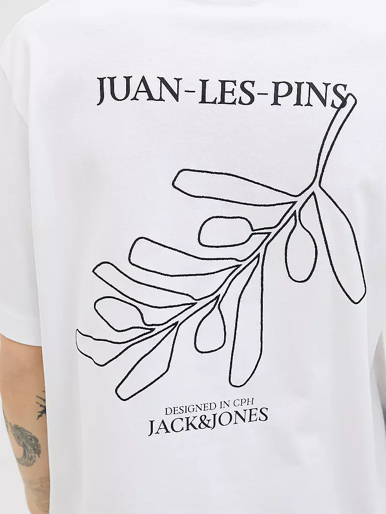 JACK & JONES | T-Shirt JORCANGGU | hellbraun