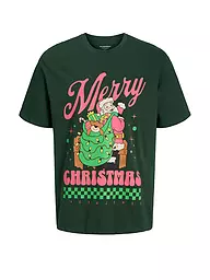 JACK & JONES | T-Shirt JORHOLIDAY | Dunkelgrün