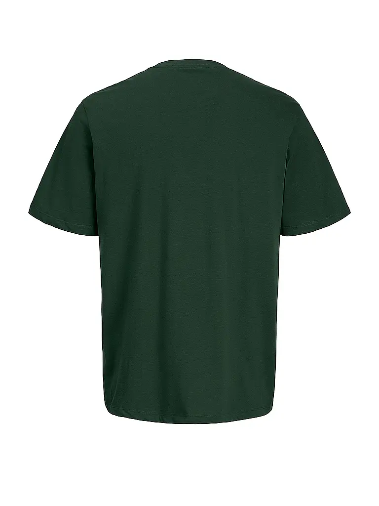 JACK & JONES | T-Shirt JORHOLIDAY | dunkelgrün