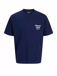 JACK & JONES | T-Shirt JORNORREBRO  | dunkelblau