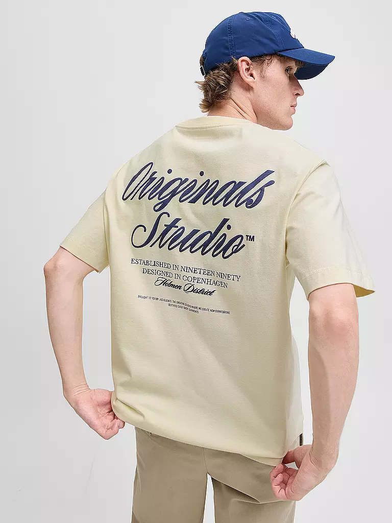 JACK & JONES | T-Shirt JORNORREBRO | dunkelblau
