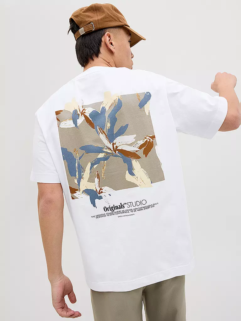 JACK & JONES | T-Shirt JORVARENNA | schwarz