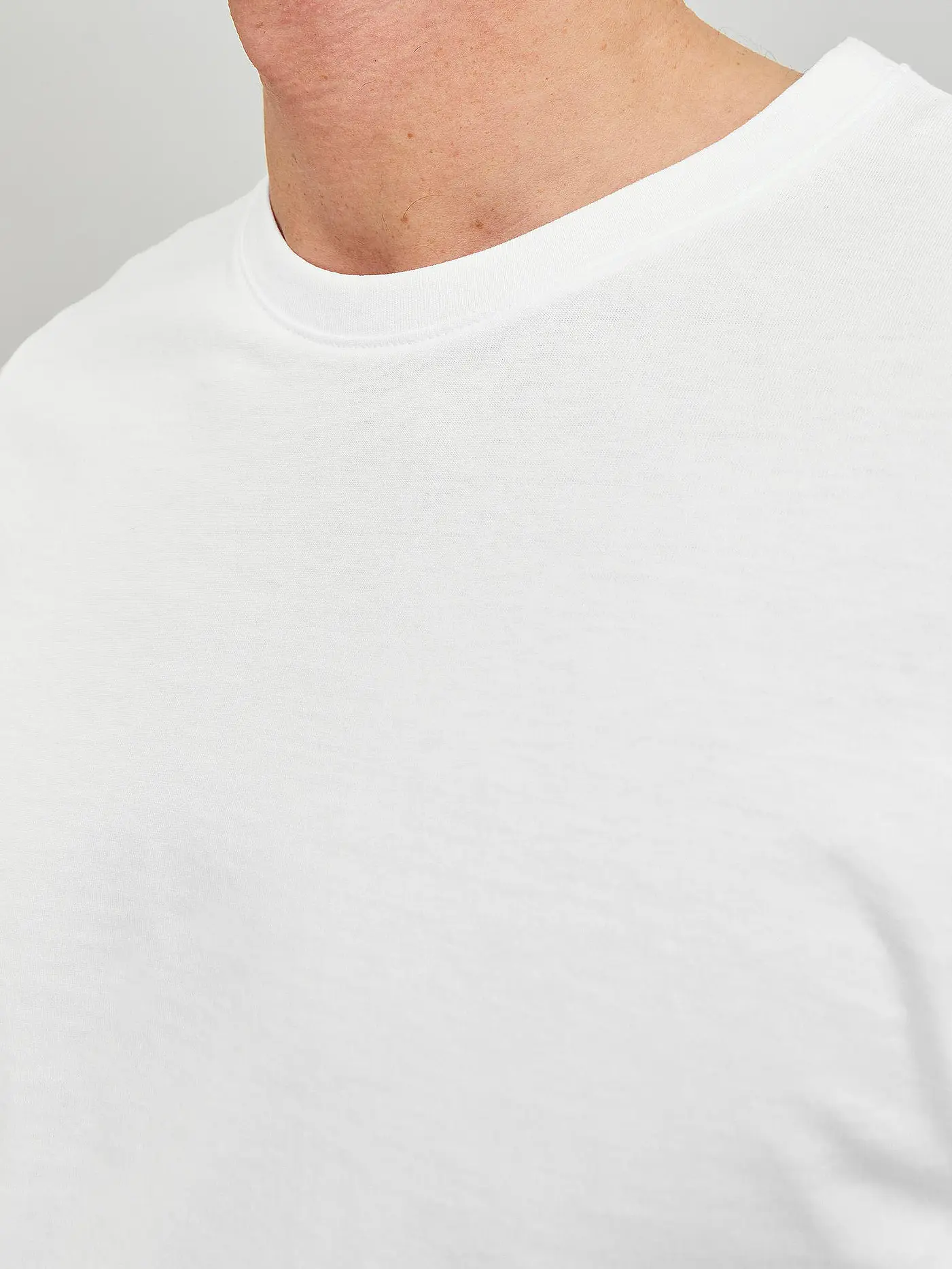 JACK & JONES | T-Shirt Slim Fit JJEORGANIC | weiss