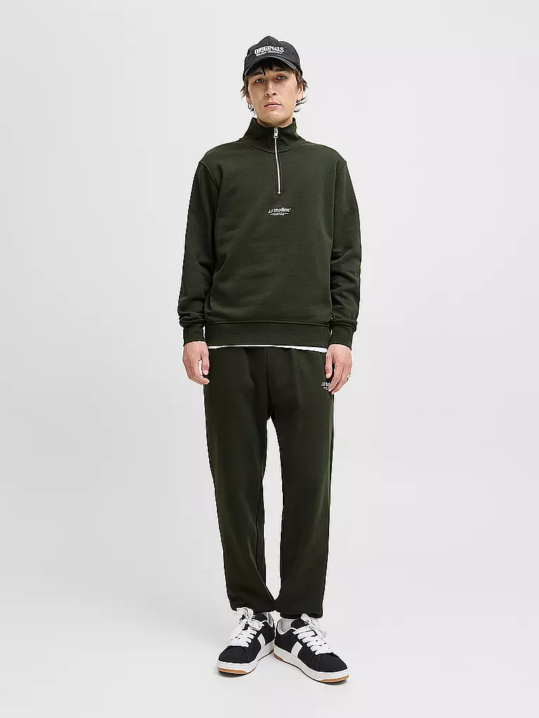 JACK & JONES | Troyer Pullover JJESOHO | olive