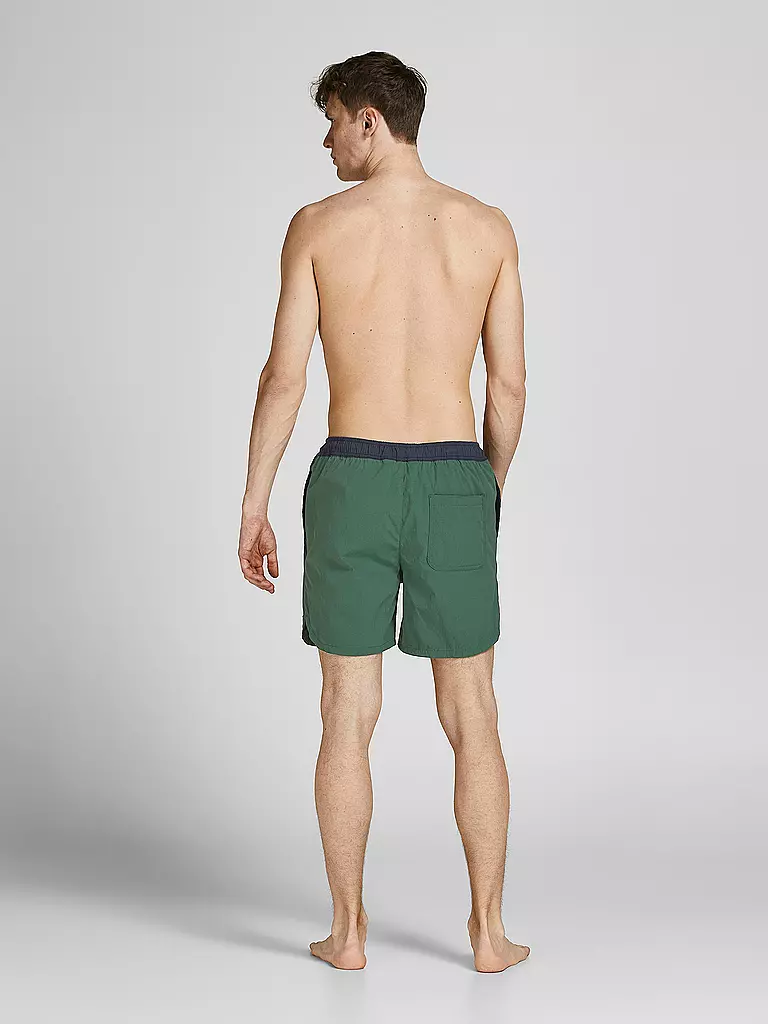 JACK & JONES | Badeshorts | grün