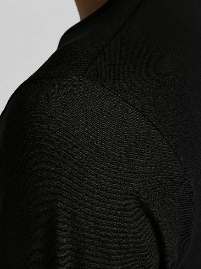 JACK & JONES | Basic Langarmshirt | schwarz