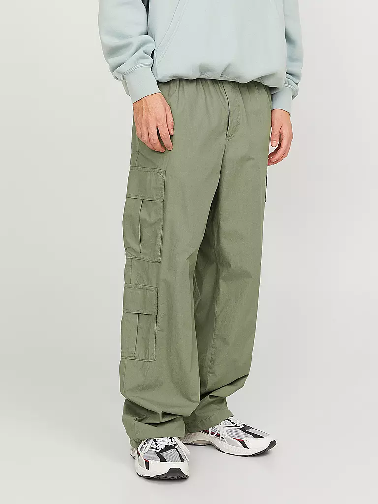 JACK & JONES | Cargohose JPSTBILL | dunkelgrün