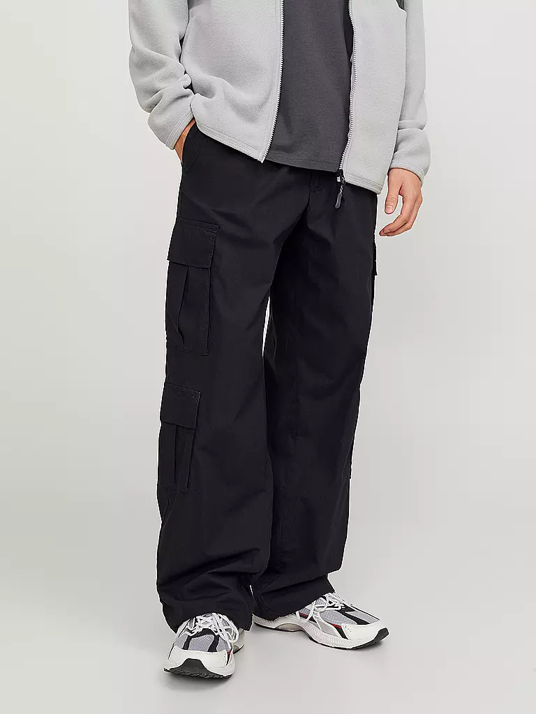 JACK & JONES | Cargohose JPSTBILL | schwarz