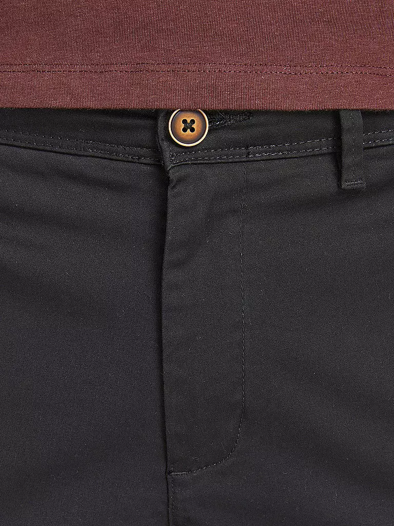 JACK & JONES | Chino Slim Fit JPSTMARCO  | schwarz