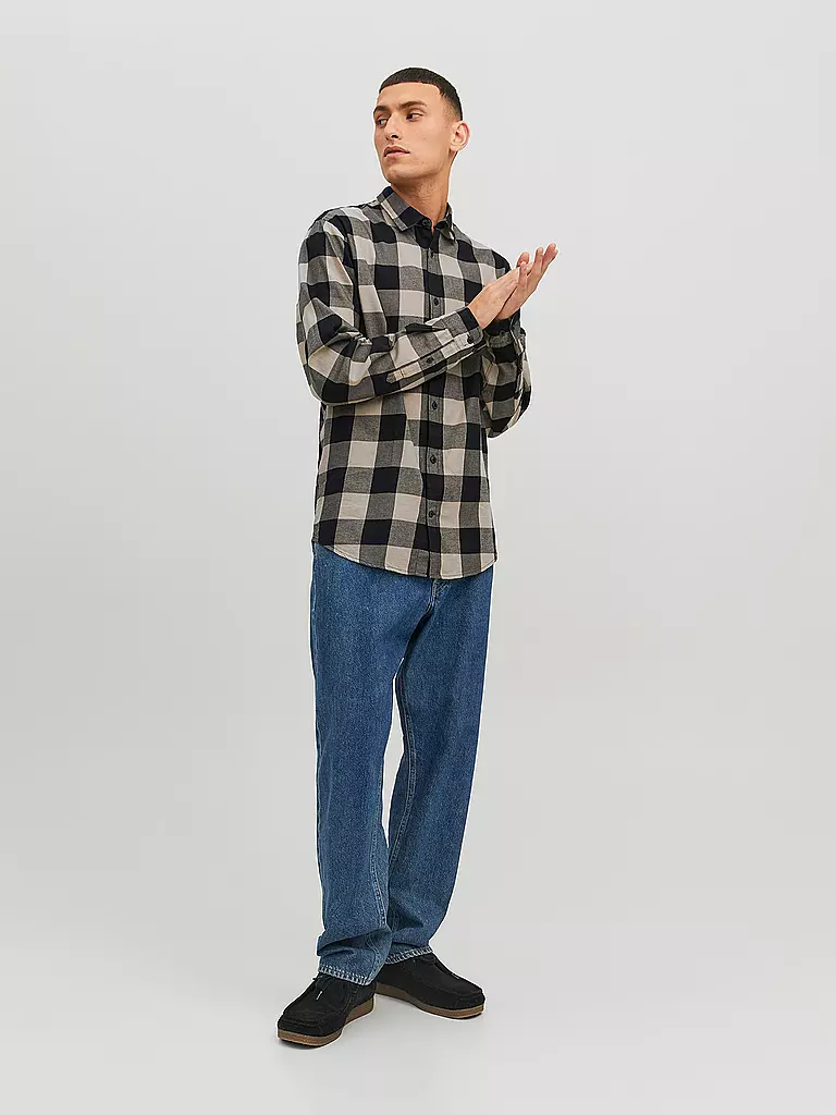 JACK & JONES | Hemd JJEGINGHAM | beige